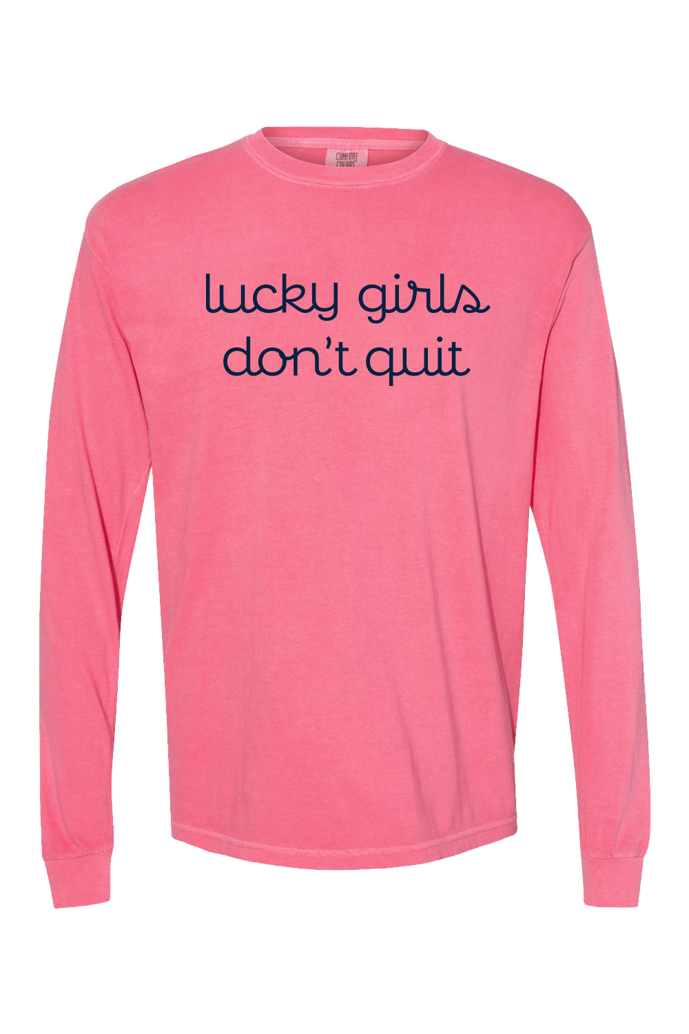 Pink LGDQ Script Heavyweight Unisex Long Sleeve